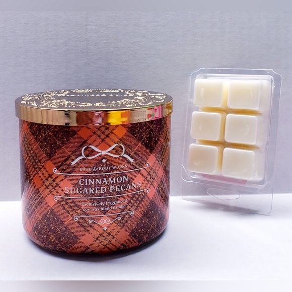 CINNAMON SUGARED PECANS -Bath & Body Works Candle Wax Melts- $8 per pack - Picture 6 of 9